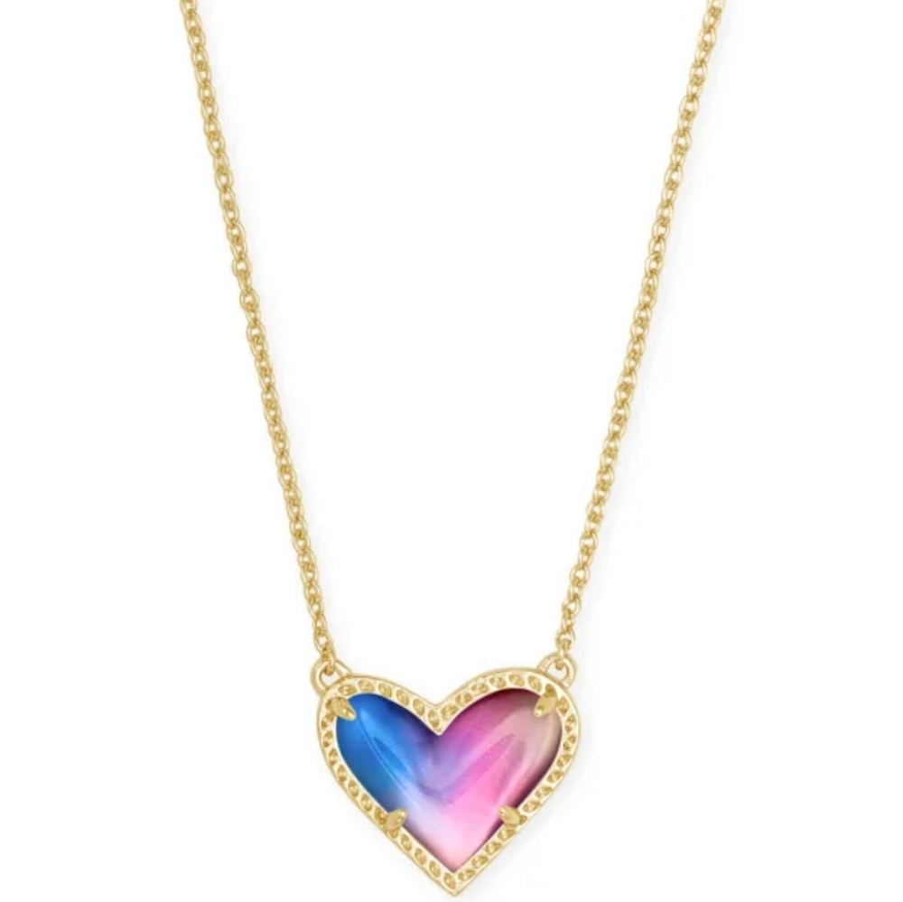 KENDRA SCOTT Ari Pendant Necklace in Watercolor Illusion Gold Plated